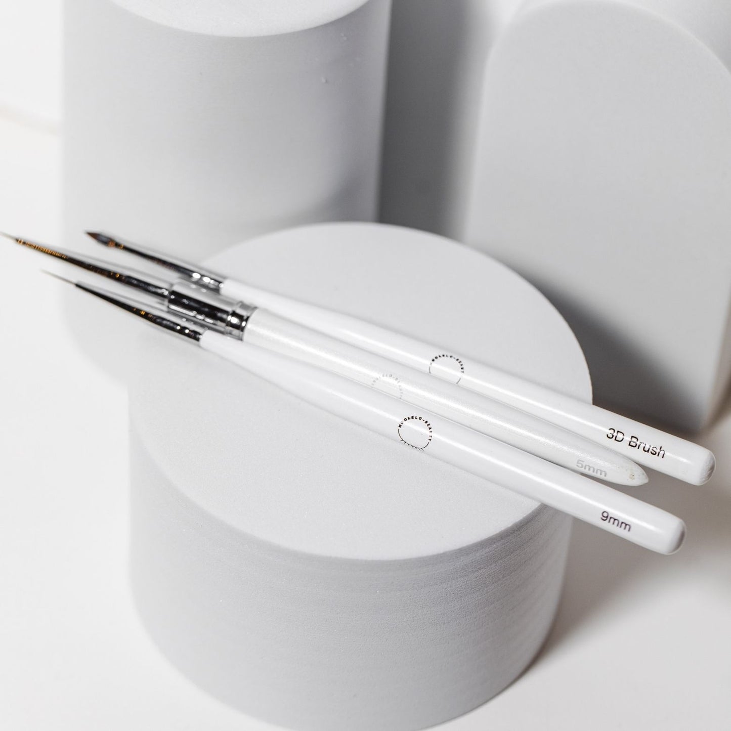 NAIL ART BRUSHES SET OF 3