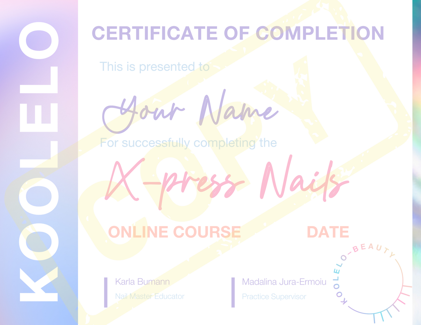 X-PRESS NAILS - Advanced Course