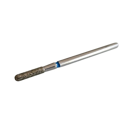 DIAMOND NAIL DRILL BIT ROUND CYLINDER BLUE