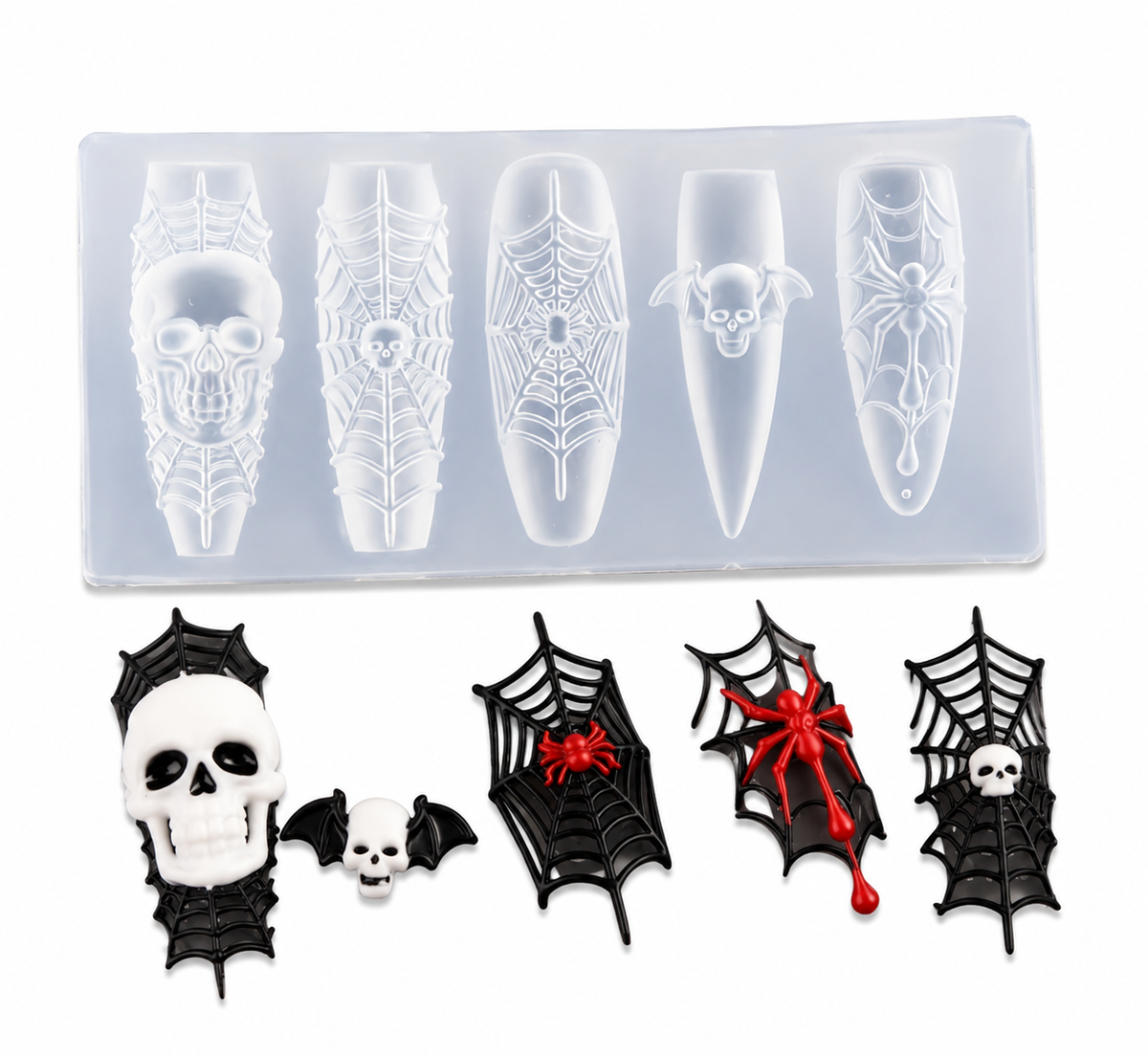 SILICONE 3D NAIL ART