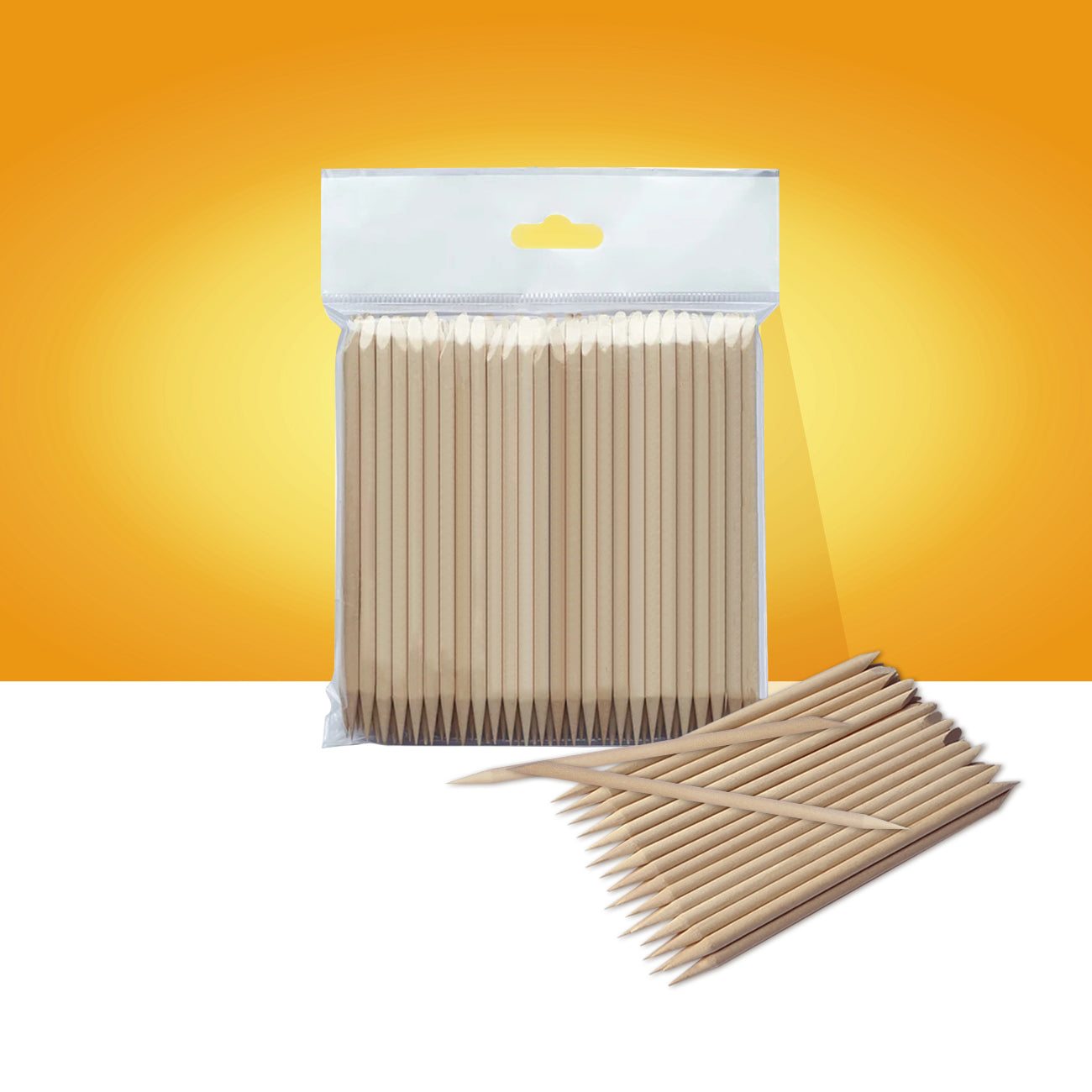 Orange stick EXPERT wooden (100 pcs)