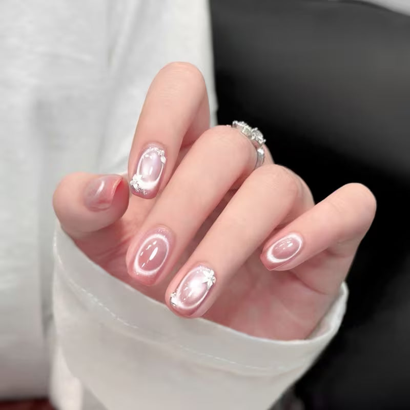 Nail Ring for Hollow Cat-eye
