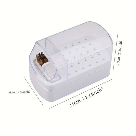 Drill bits Holder with cleaner brush