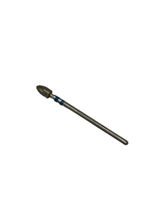 DIAMOND NAIL DRILL BIT LARGE CONE BLUE