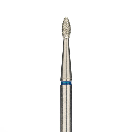 DIAMOND NAIL DRILL BIT ROUNDED BUD BLUE