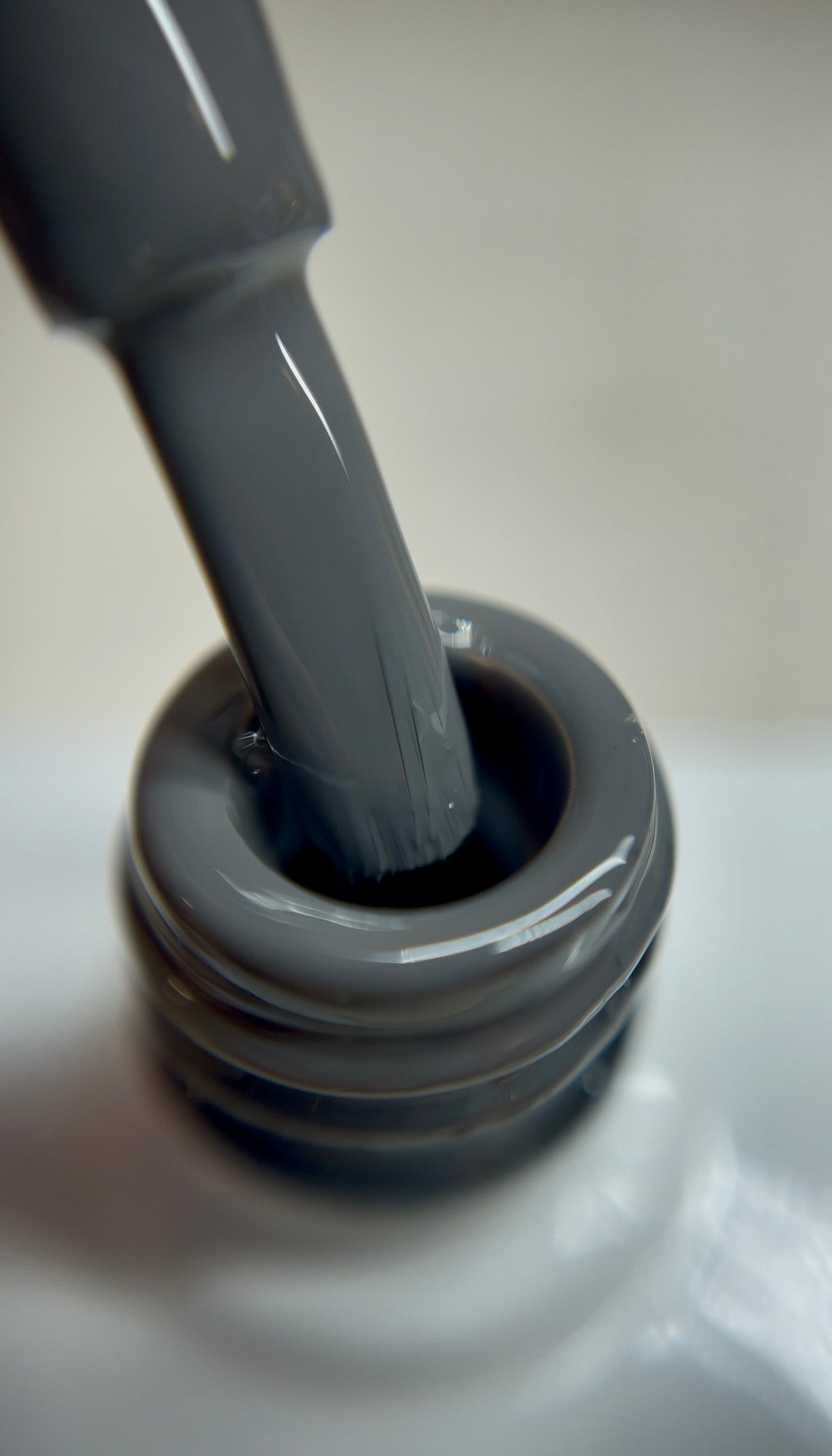 Cool grey nude gel polish with a soft neutral undertone and creamy finish. A modern nude shade for professional salon use, ideal for minimalist nail designs, contemporary sets, and muted looks. Smooth coverage with thin layers. TPO-free and HEMA-free.