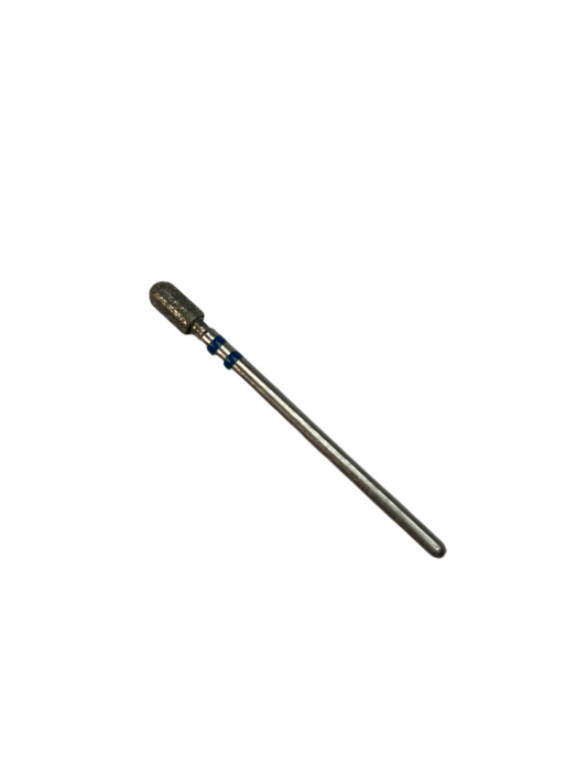 DIAMOND NAIL DRILL BIT LARGE CYLINDER BLUE
