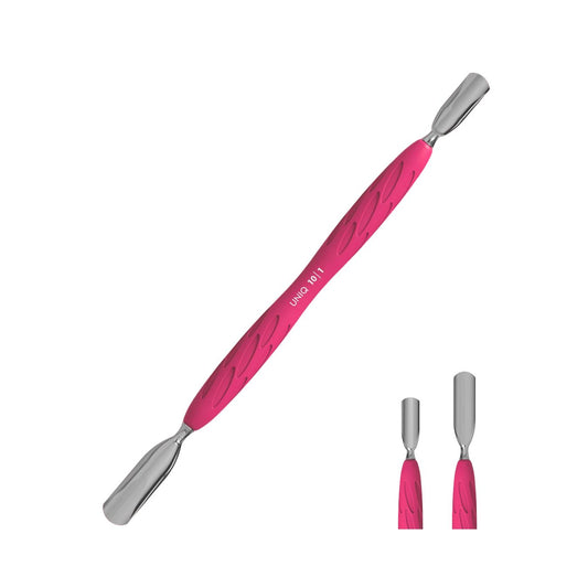 Manicure pusher Gummy with silicone handle UNIQ 10