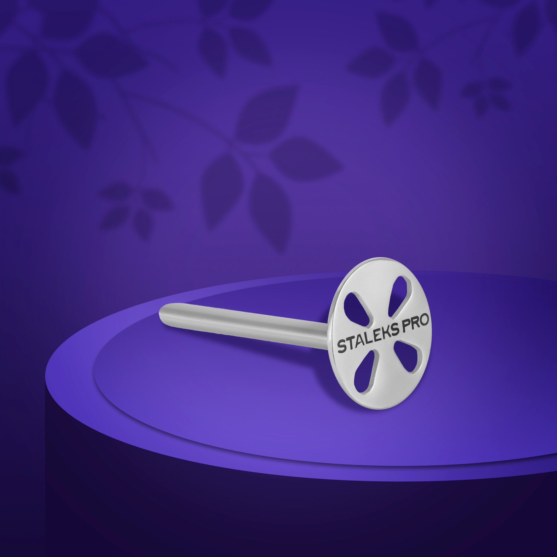 STALEKS Elongated pedicure disc PODODISC S EXPERT and set of disposable files 180 grit 5 pcs