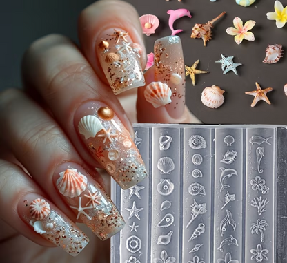SILICONE 3D NAIL ART
