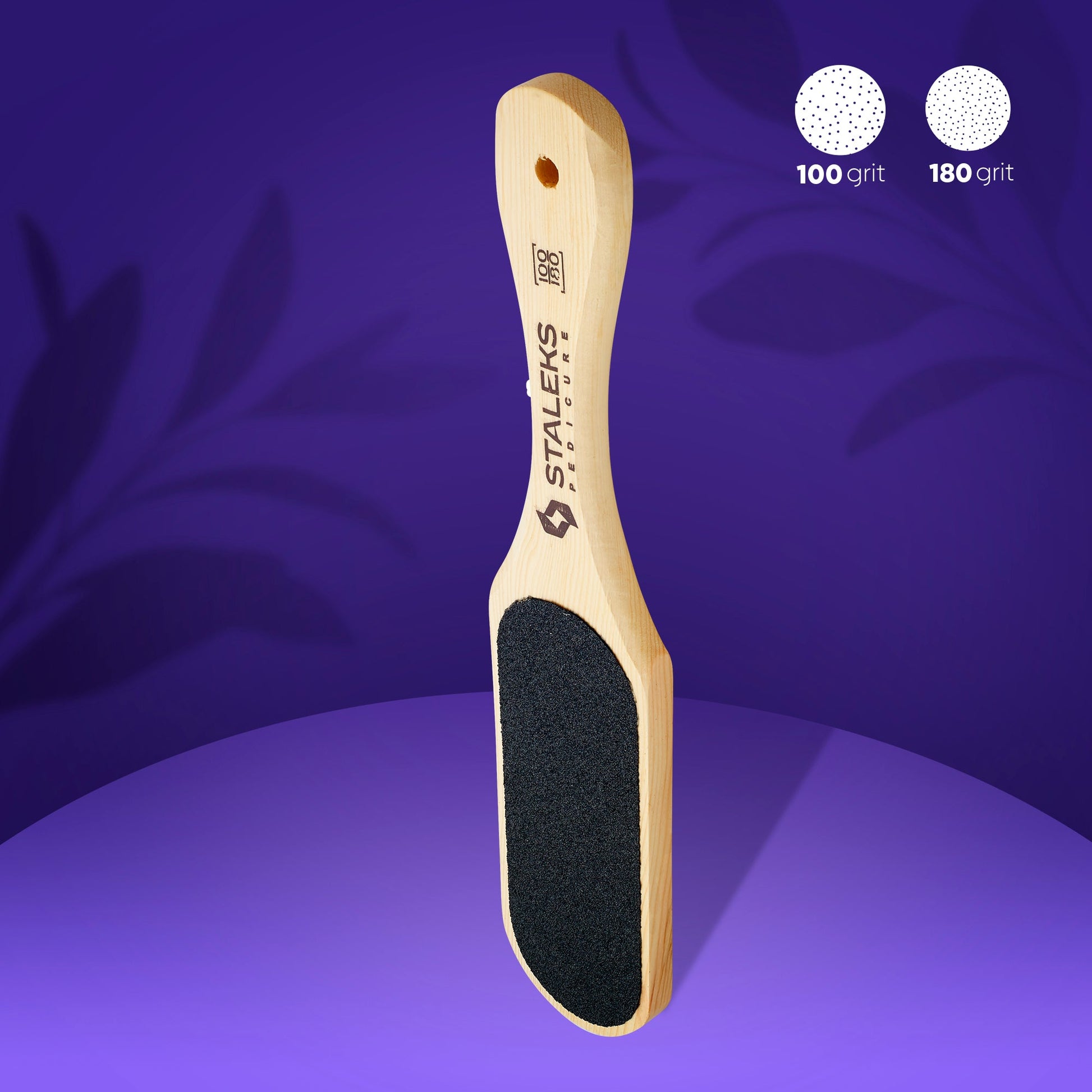 Wooden Foot File BEAUTY & CARE 10 TYPE 1 100/180 Grit