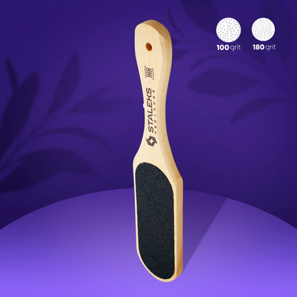 Wooden Foot File BEAUTY & CARE 10 TYPE 1 100/180 Grit