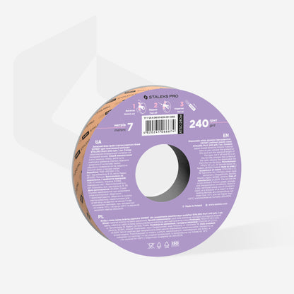 Disposable white abrasive tape papmAm EXPERT REFILL