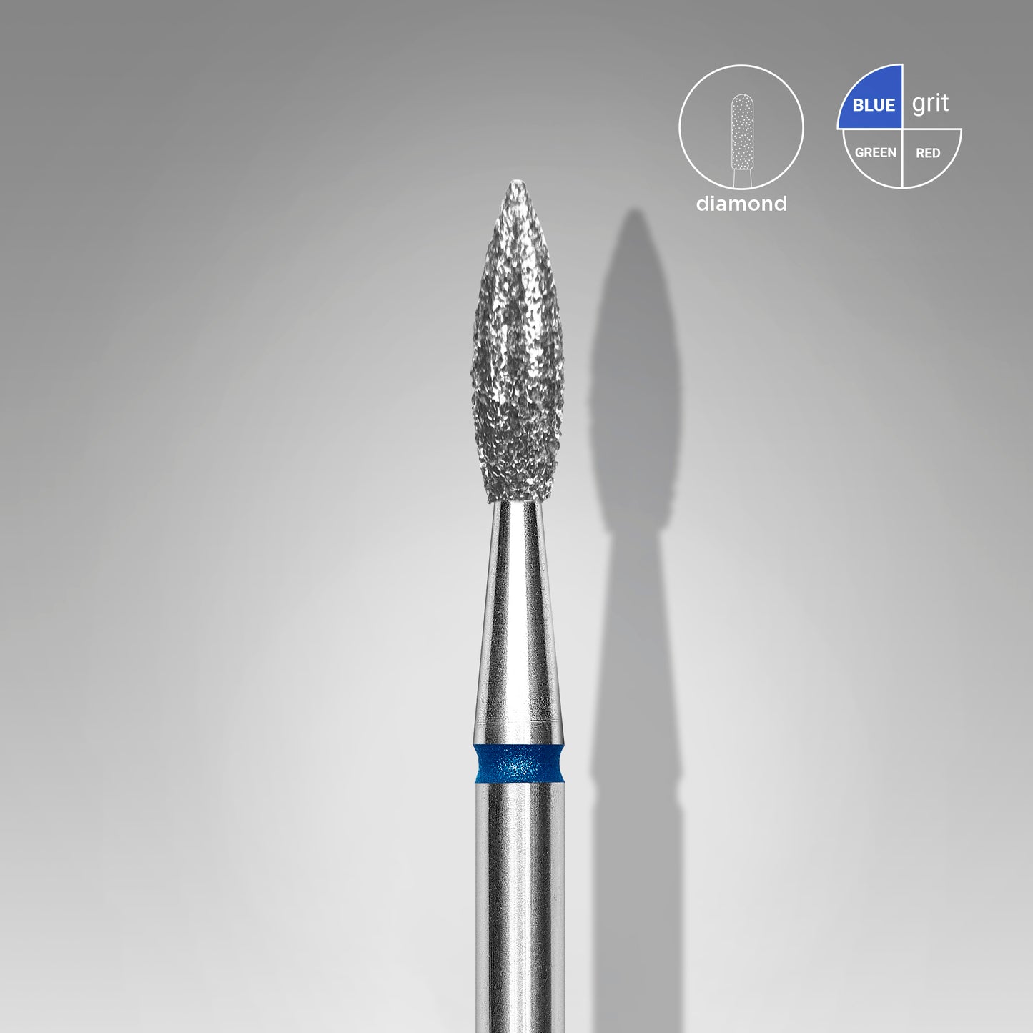 STALEKS DIAMOND NAIL DRILL BITS FLAME BLUE