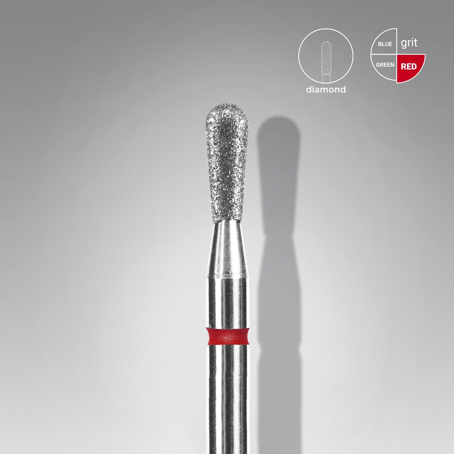 STALEKS DIAMOND NAIL DRILL BITS MATCH RED