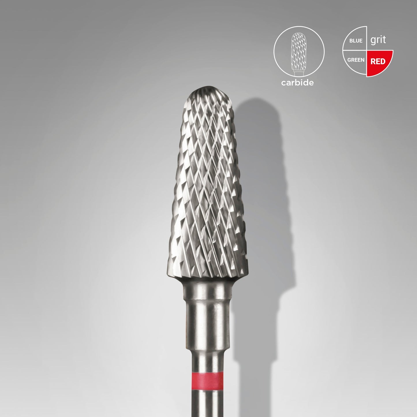 
Carbide Nail Drill Bit Frustum Red EXPERT Head Diameter 6 Mm / Working Part 14 Mm
