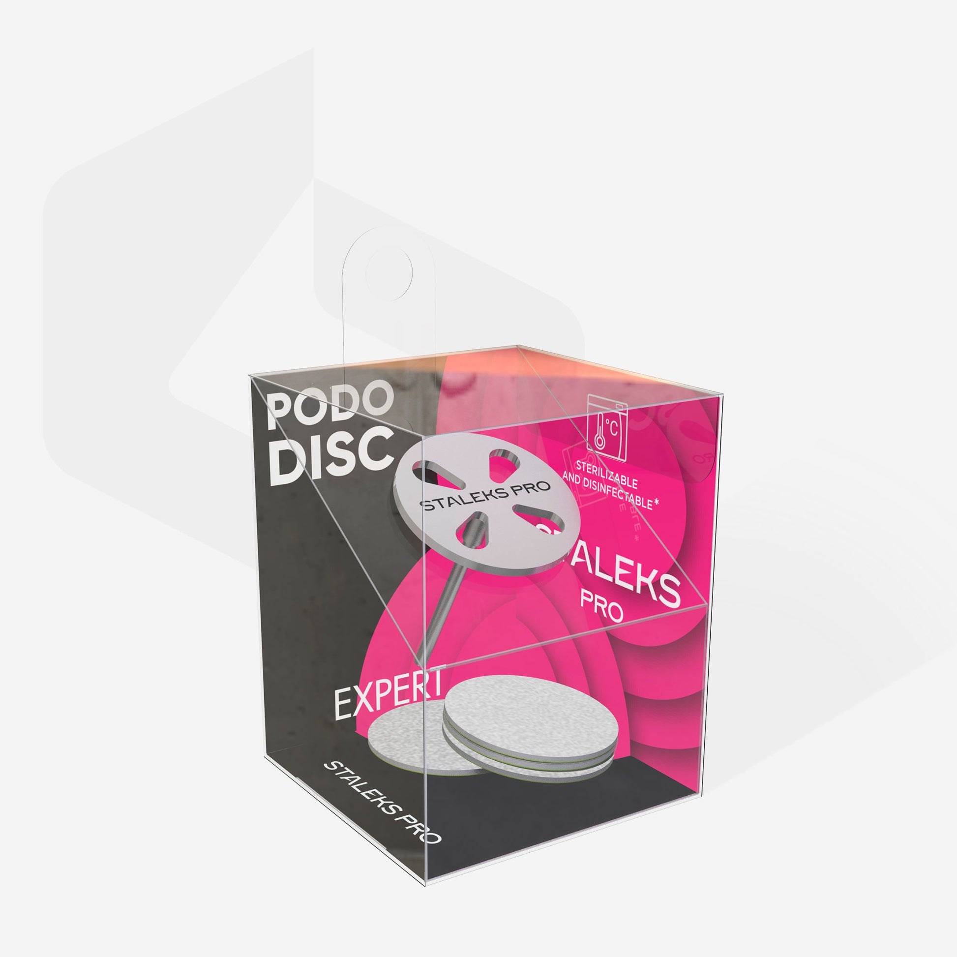 Pedicure Disc PODODISC M EXPERT And Set Of Disposable Files 180 Grit 5 Pcs (20 Mm)