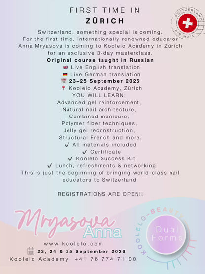 Anna Mryasova Dual Forms International Masterclass