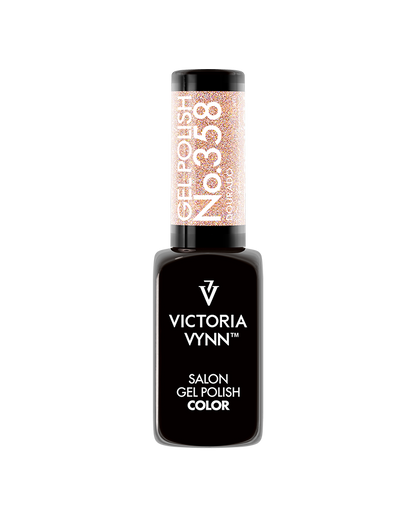 Victoria Vynn
GEL POLISH Holo Colorido
358 Dourado
Dourado ideal and exclusive golden beige shade, shimmering with various colors. Unobviously intriguing and eye-catching with its uniqueness.